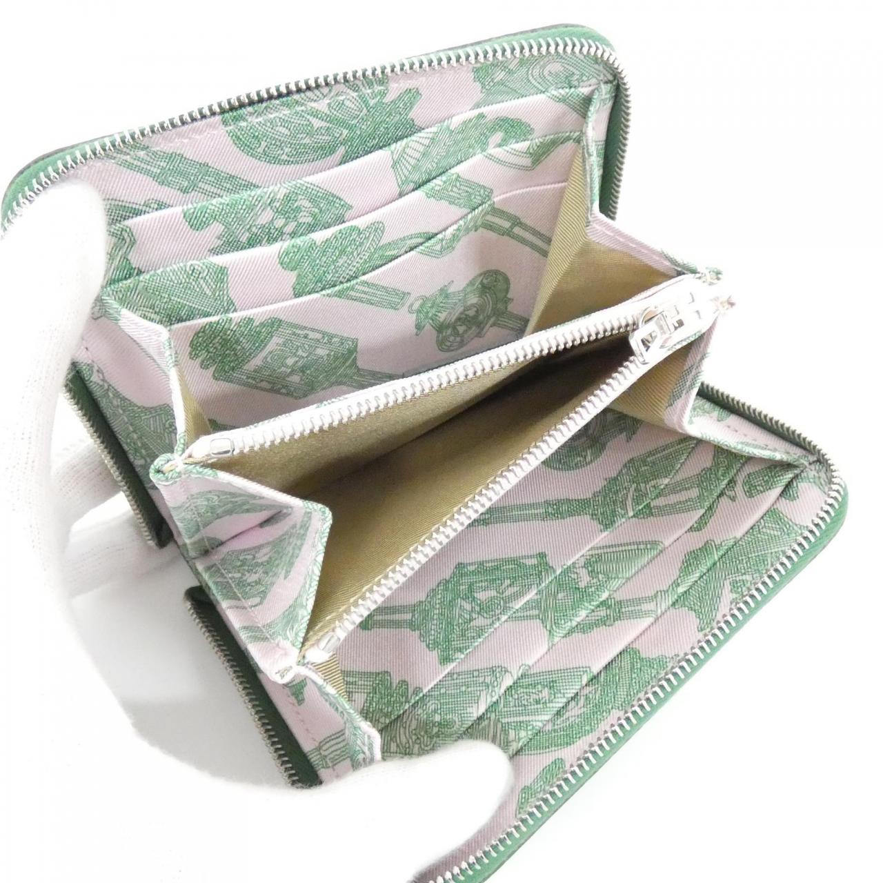 エルメス MERVILLEUSES LANTERNES シルク イン コンパクト 086387CK 財布