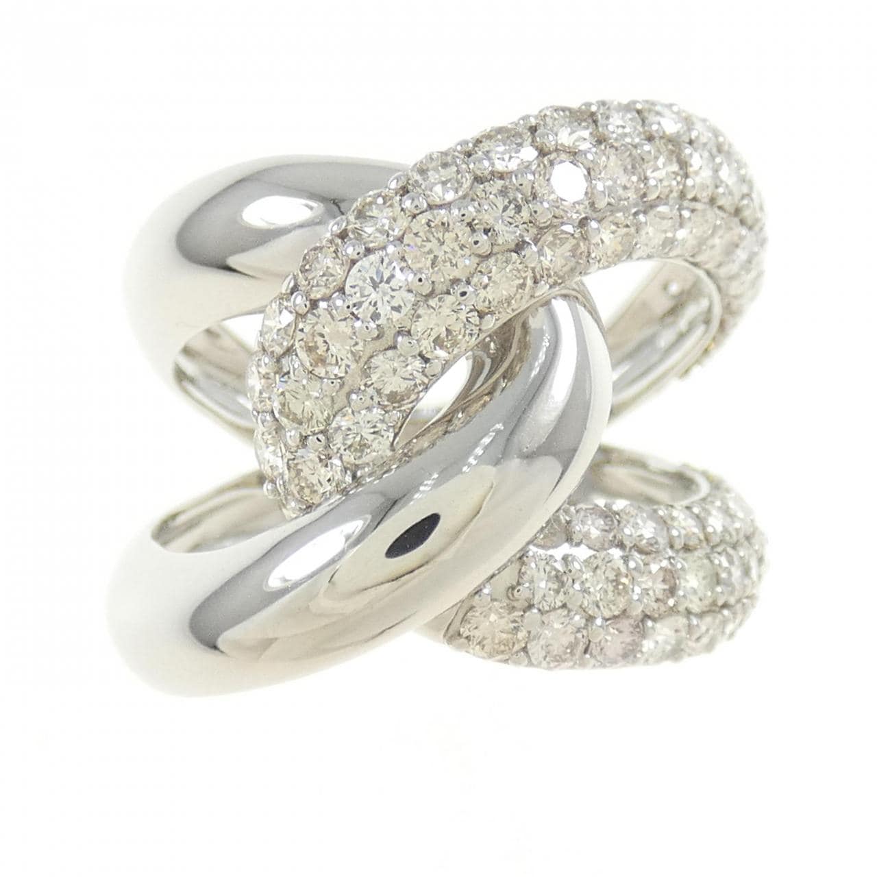 PT950 パヴェ ダイヤモンド リング 2.00CT