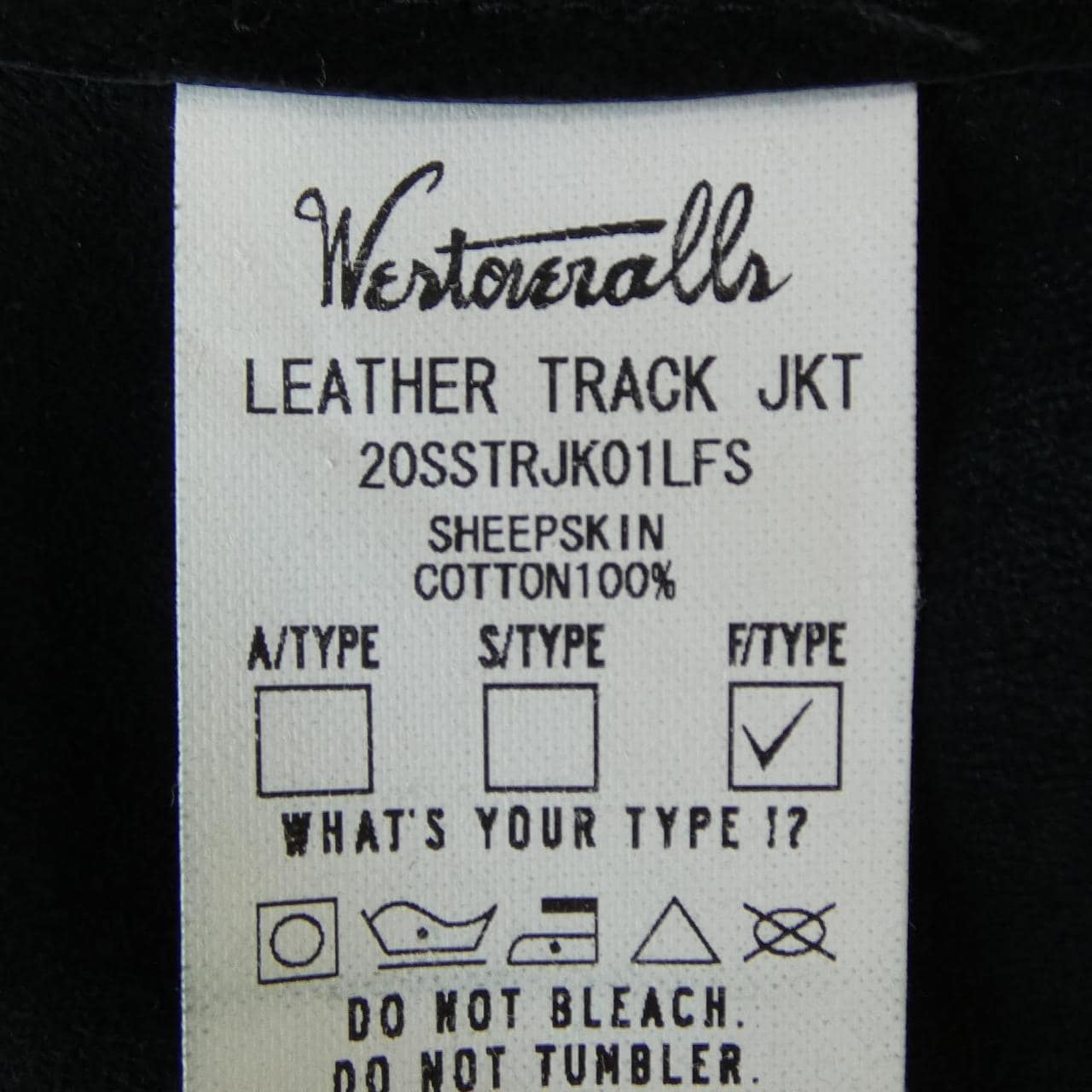 WESTOVERALLS レザージャケット