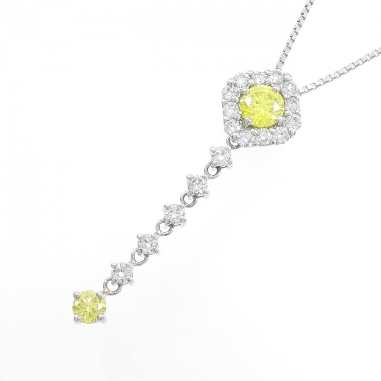 PT900/PT850 ダイヤモンド ネックレス 0.474CT
