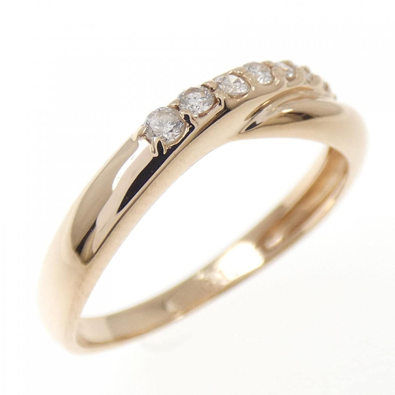 K18PG ダイヤモンド リング 0.10CT