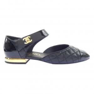 シャネル CHANEL バレリーナ ターンロック G38441Y55573 フラットシューズ