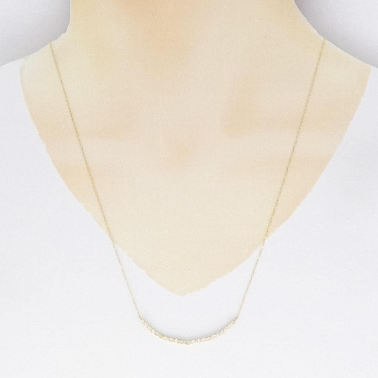 K18YG ダイヤモンド ネックレス 1.03CT