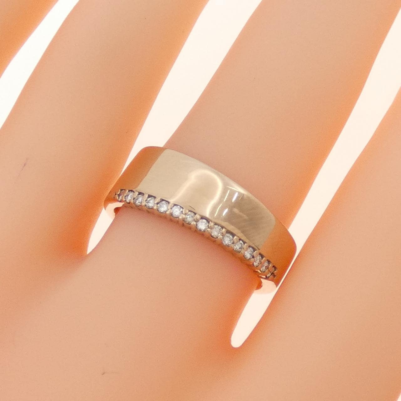 K18PG Diamond ring