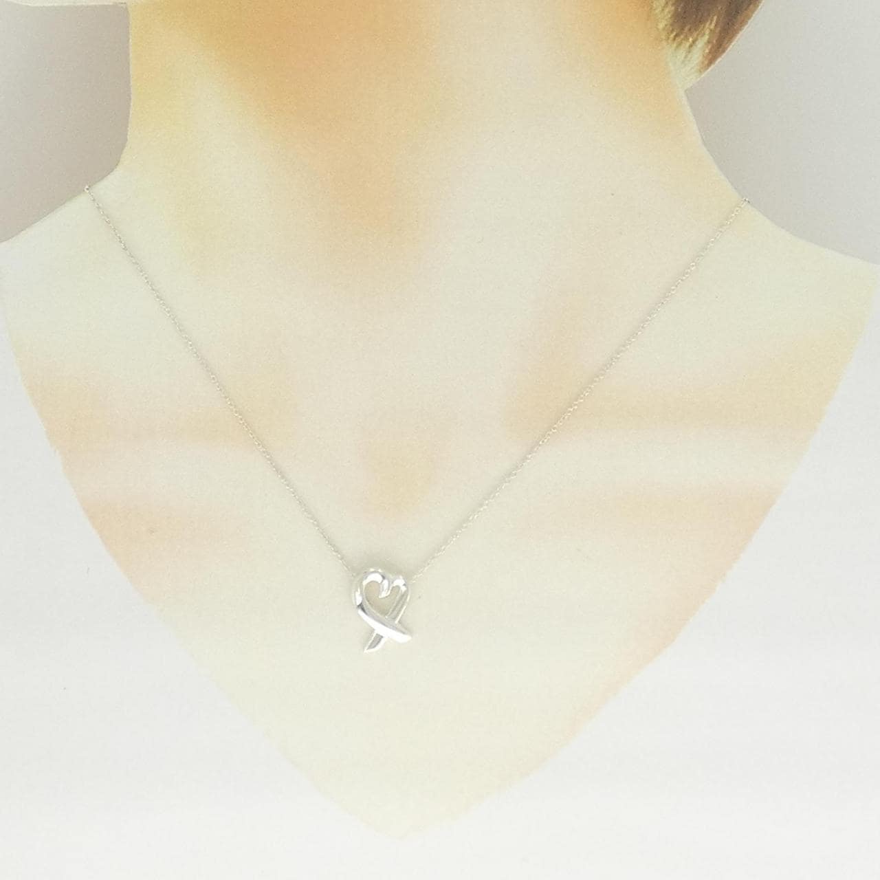 ティファニー ラビングハート スモール ネックレス