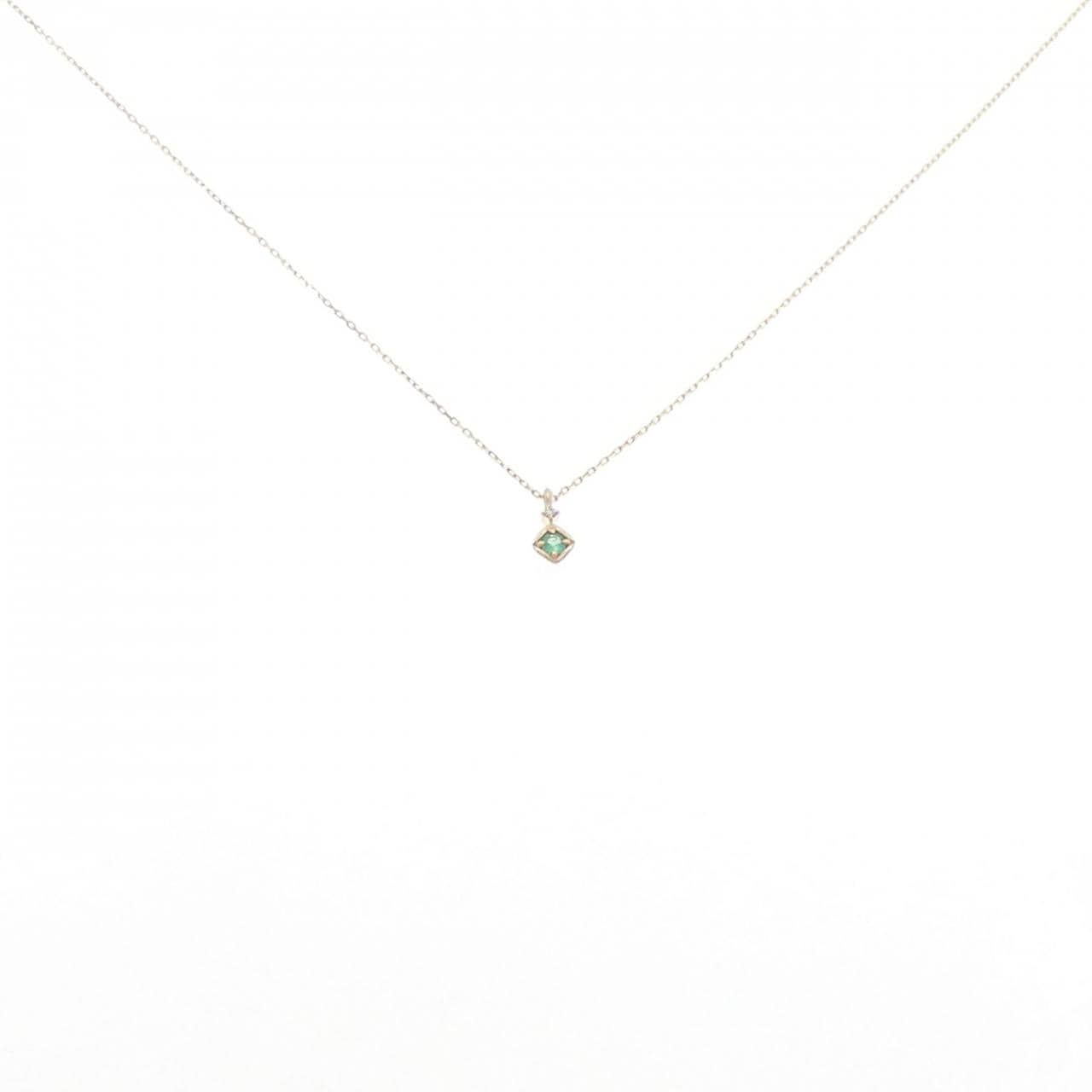 K10YG エメラルド ネックレス