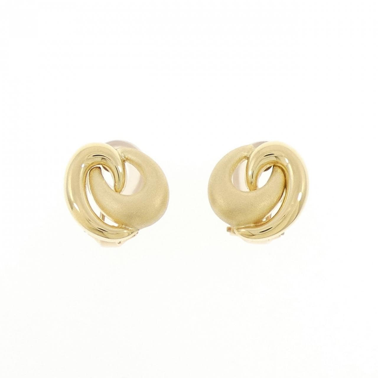 K18YG earrings