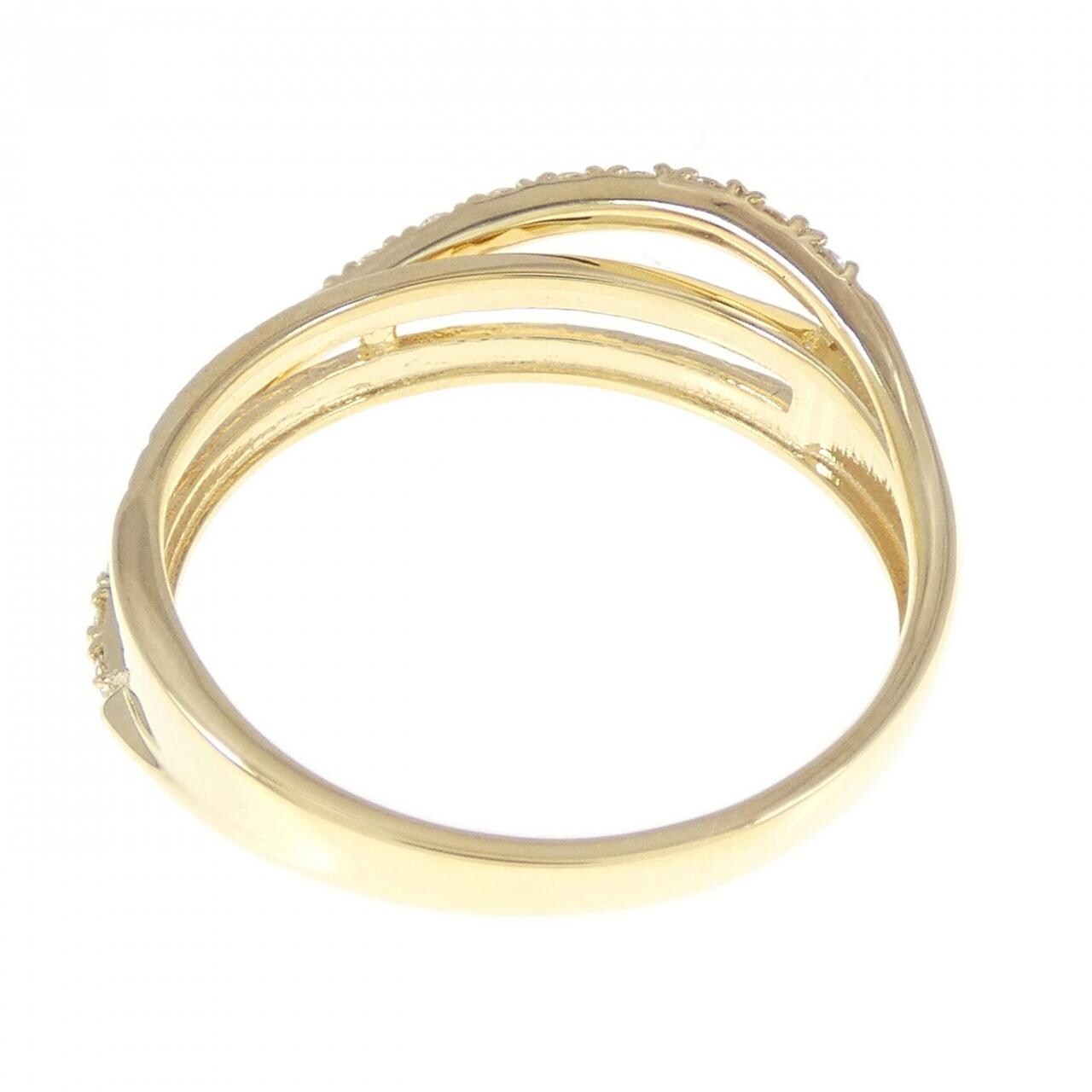 【新品】K18YG ダイヤモンド リング 0.23CT