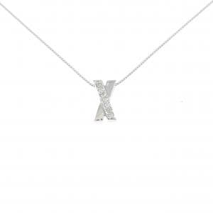 K18WG ダイヤモンド ネックレス 0.07CT