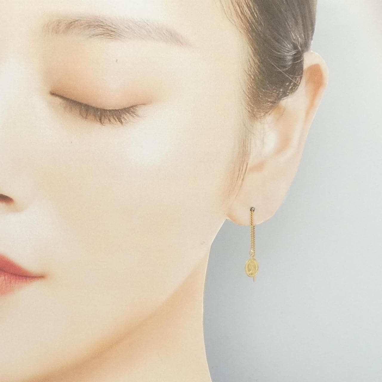 K18YG ピアス 片耳