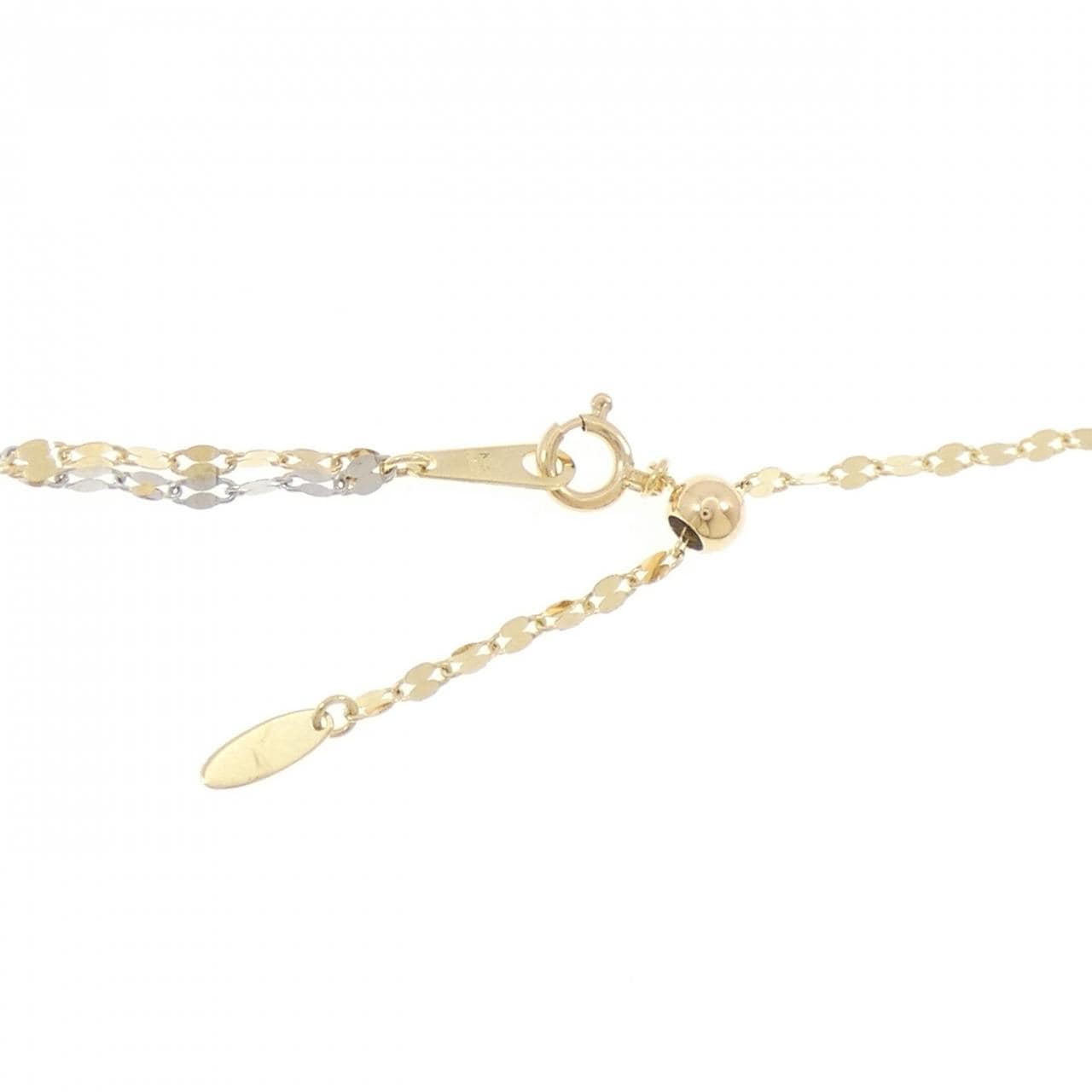 K18YG/PT850 ネックレス