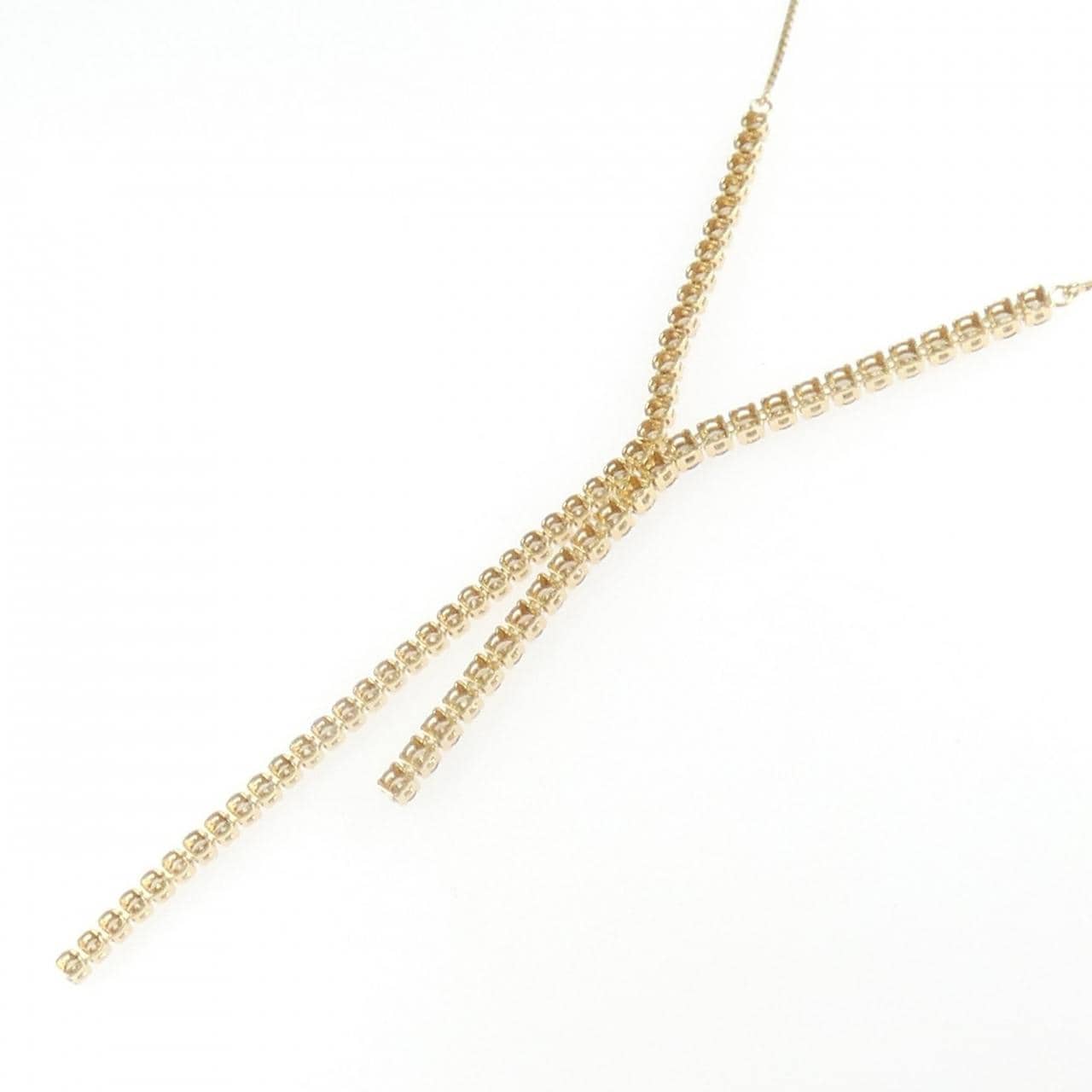 K18YG ダイヤモンド ネックレス 2.00CT