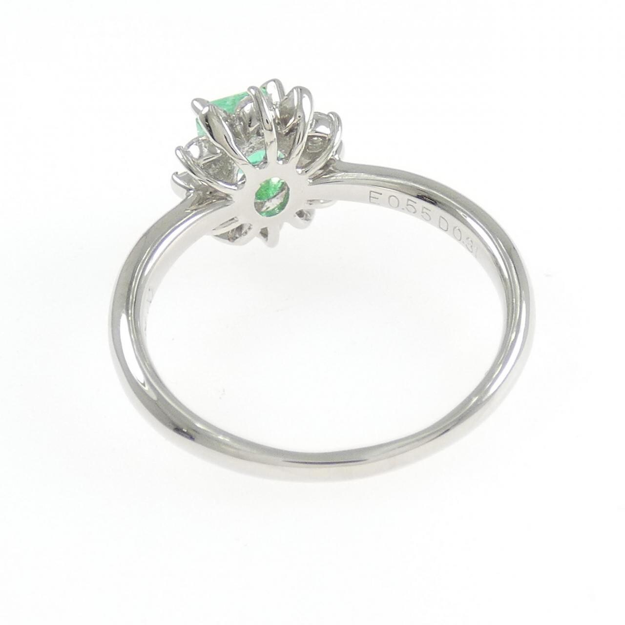PT900 エメラルド リング 0.55CT