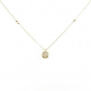 K18YG ダイヤモンド ネックレス 0.12CT