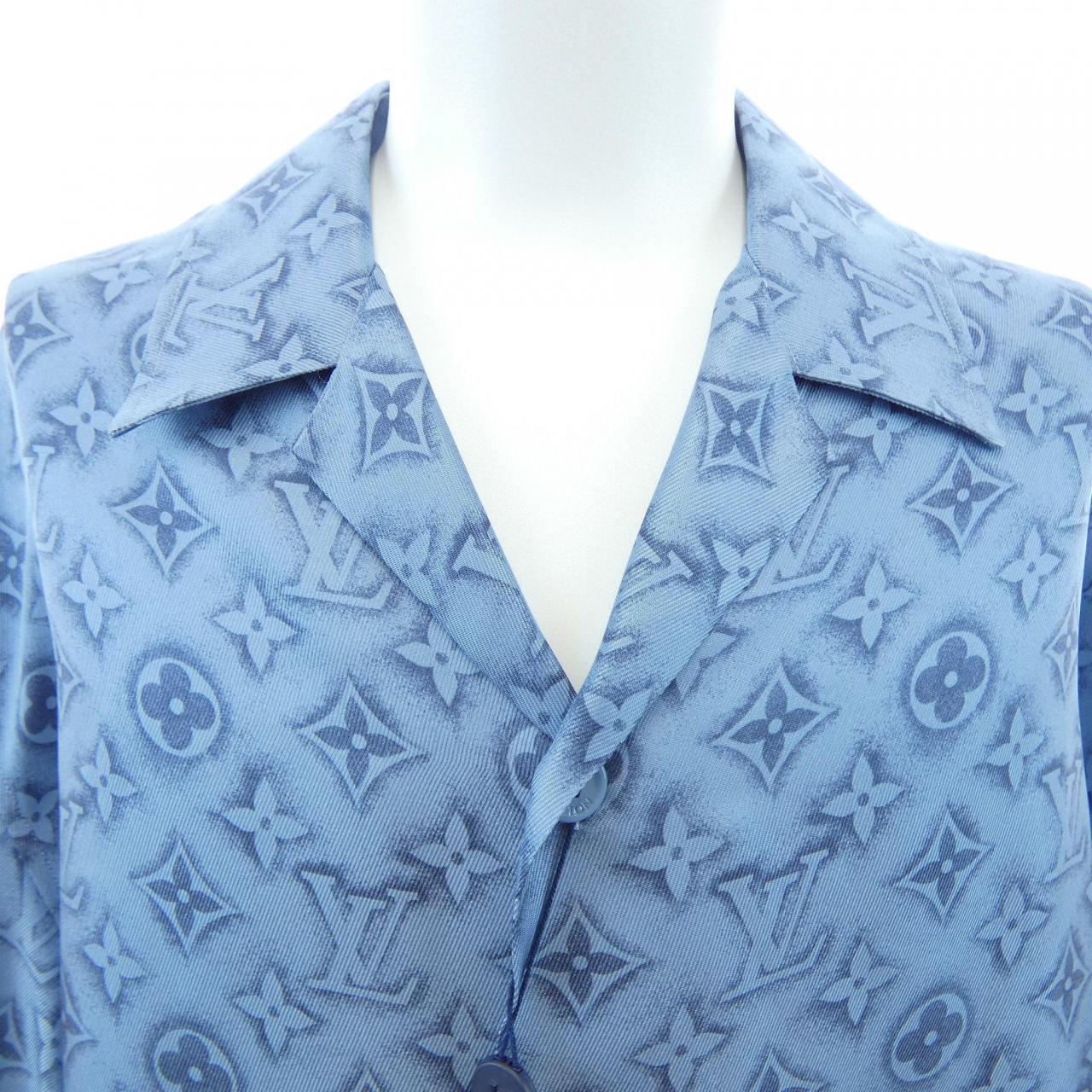 ルイヴィトン LOUIS VUITTON モノグラムシルクショーツショートスリーブシャツ HPS34WZ49 S/Sシャツ