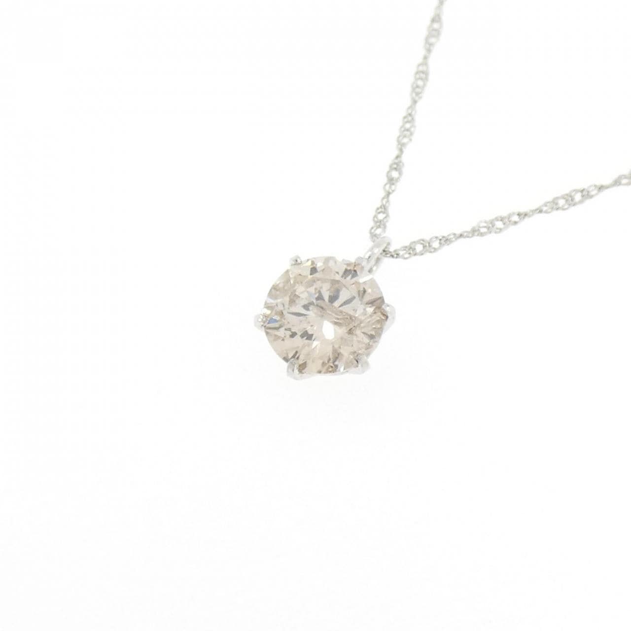 PT999/PT850 ダイヤモンド ネックレス 0.5CT