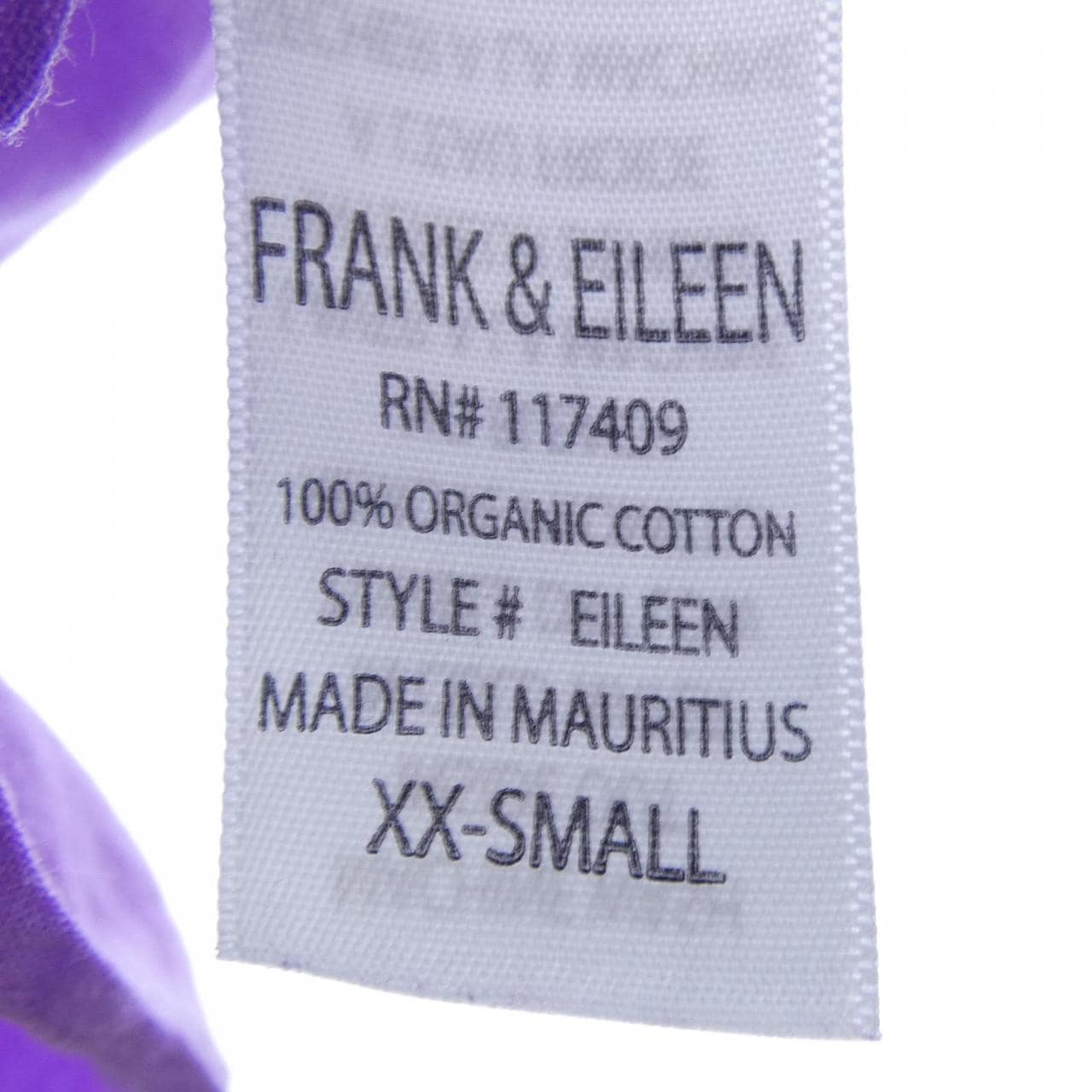 フランクアンドアイリーン FRANK&EILEEN シャツ