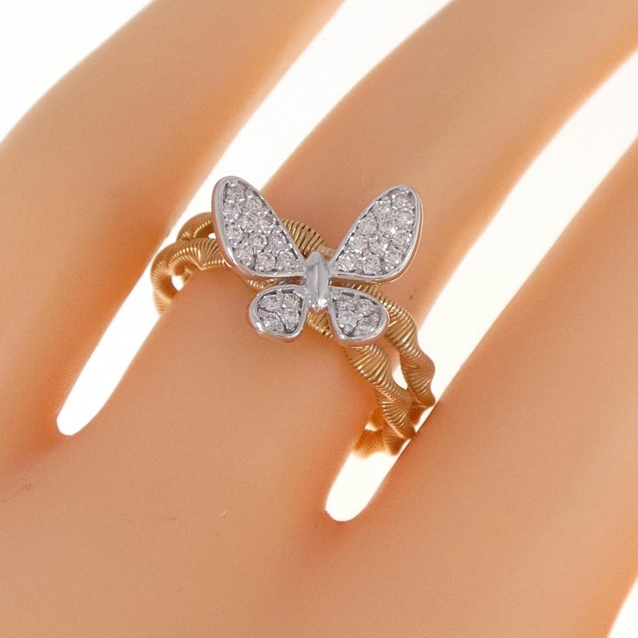 PONTE VECCHIO Butterfly Diamond Ring 0.20CT