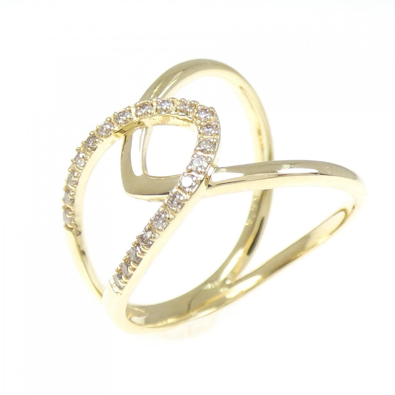 K18YG ダイヤモンド リング 0.10CT