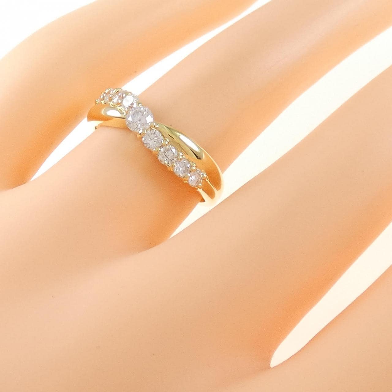 K18YG ダイヤモンド リング 0.53CT