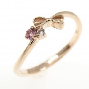 K10PG リボン トルマリン リング