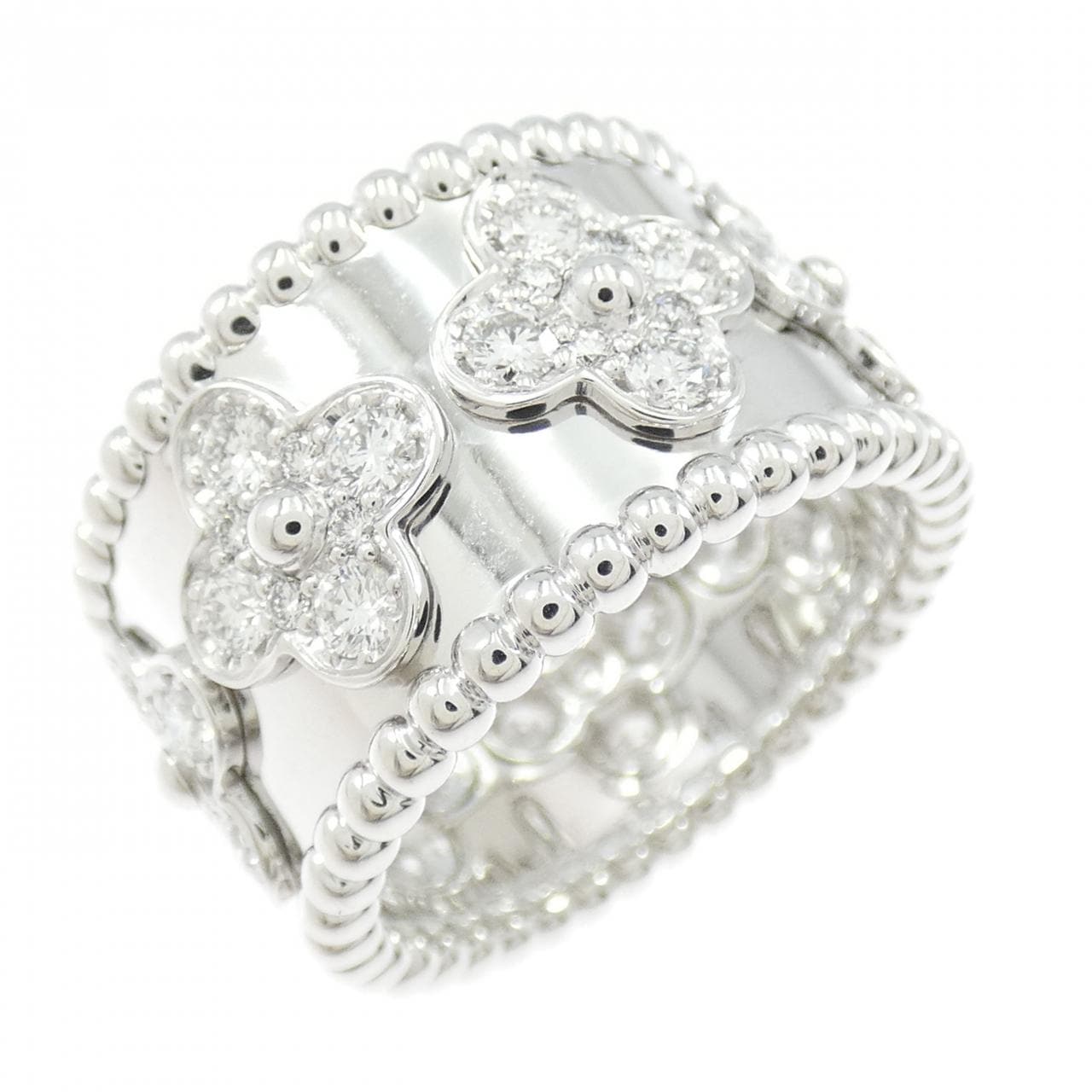 ヴァンクリーフ&アーペル ペルレ クローバー ミディアム リング