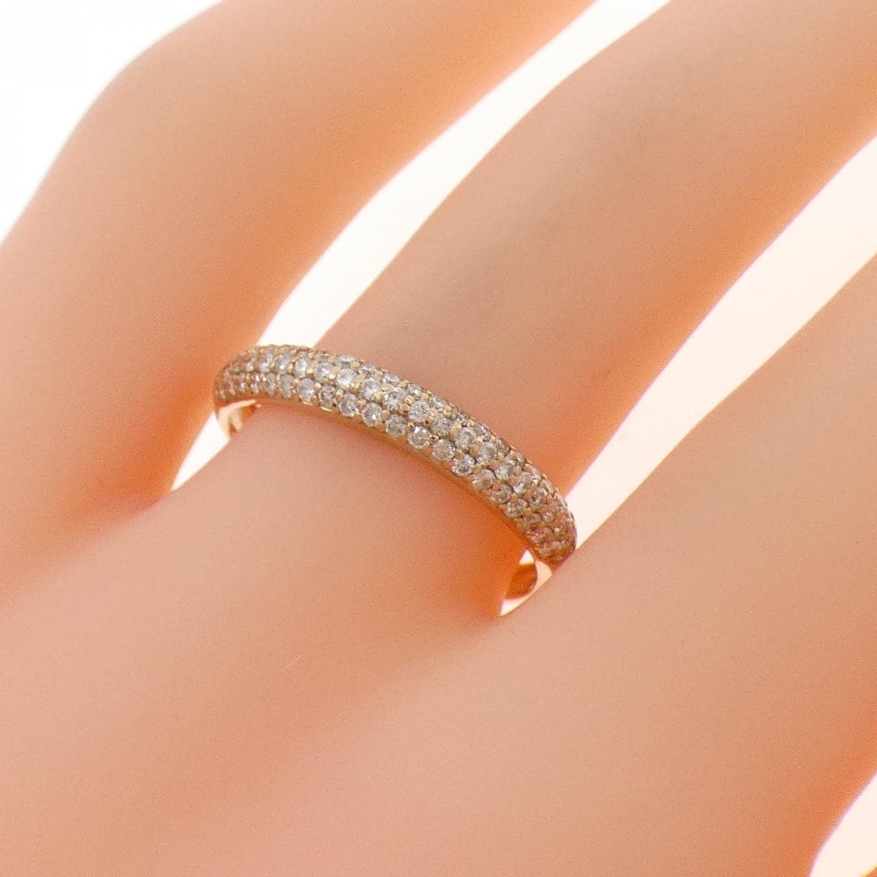 K18PG ダイヤモンド リング 0.30CT