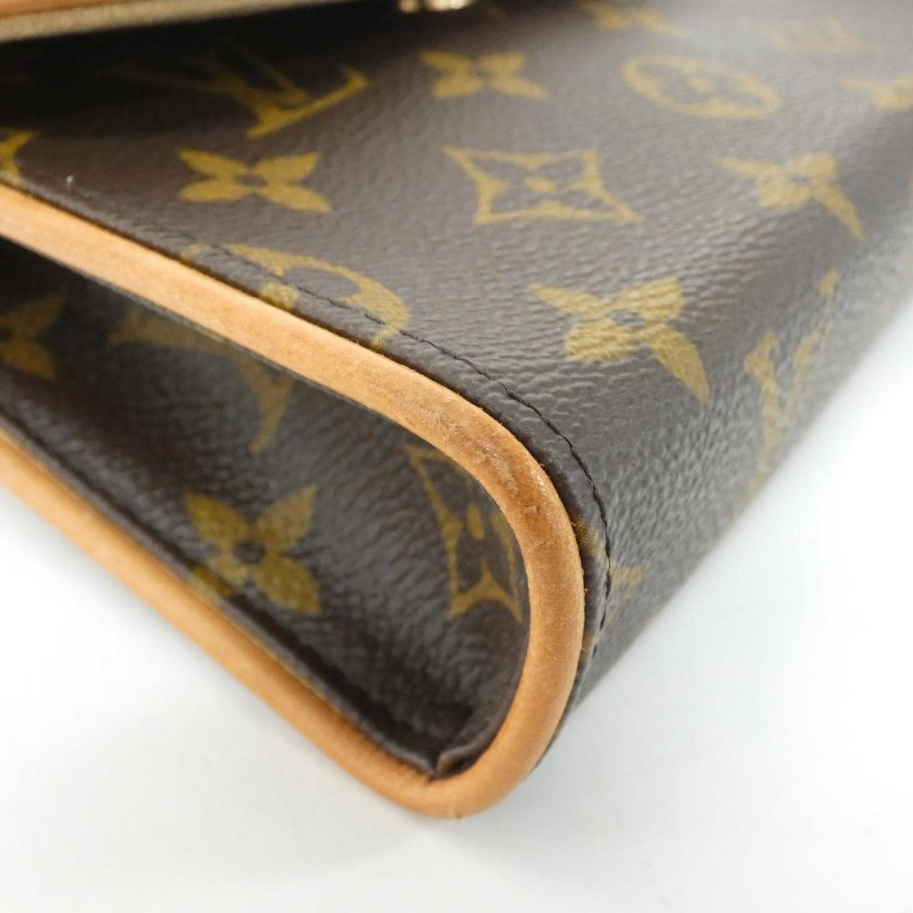 LOUIS VUITTON Monogram Pochette Florentine M M51855+M67305 Waist Bag