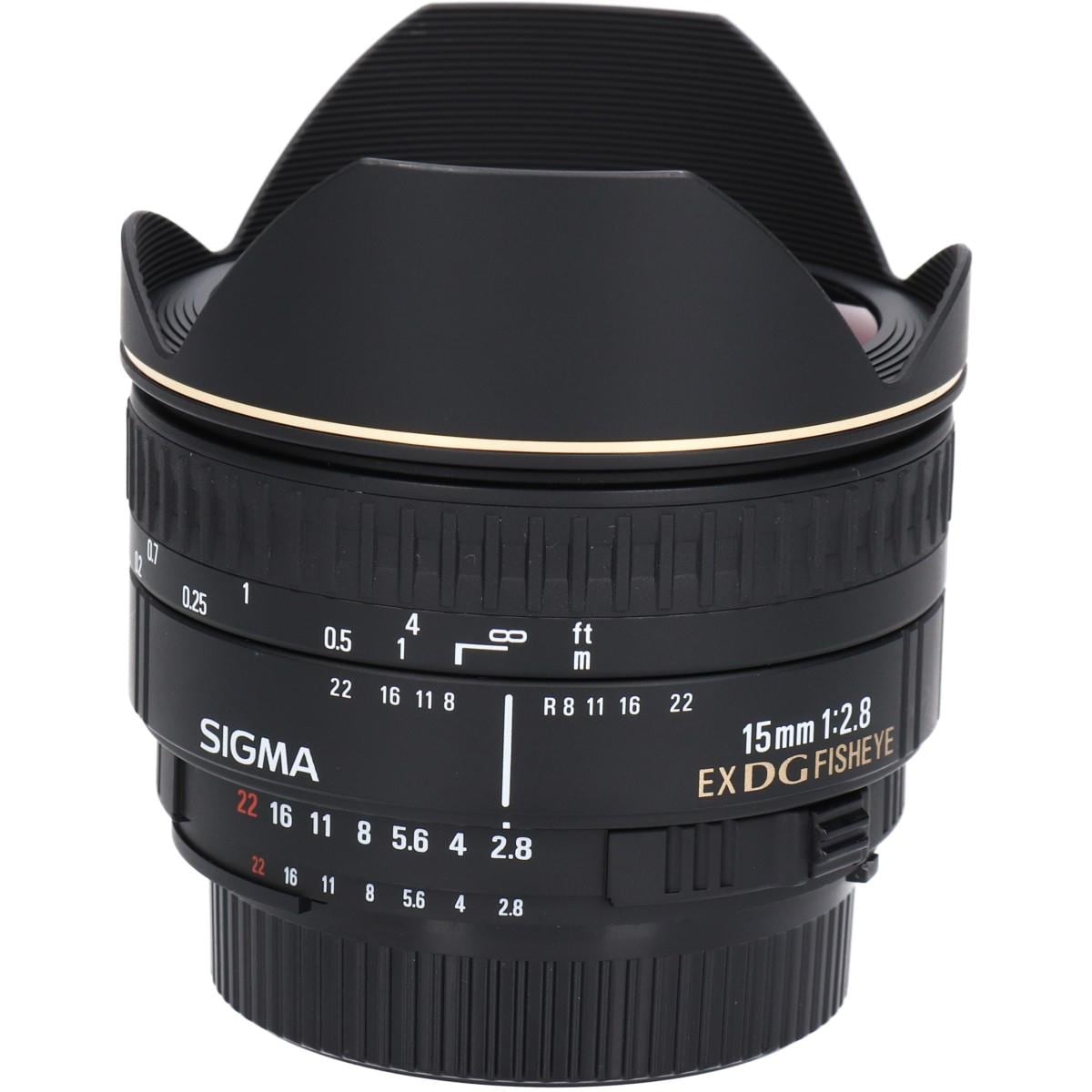 ニコン１５ｍｍ　Ｆ２．８ＥＸ　ＤＧ　ＦＩＳＨＥＹＥ