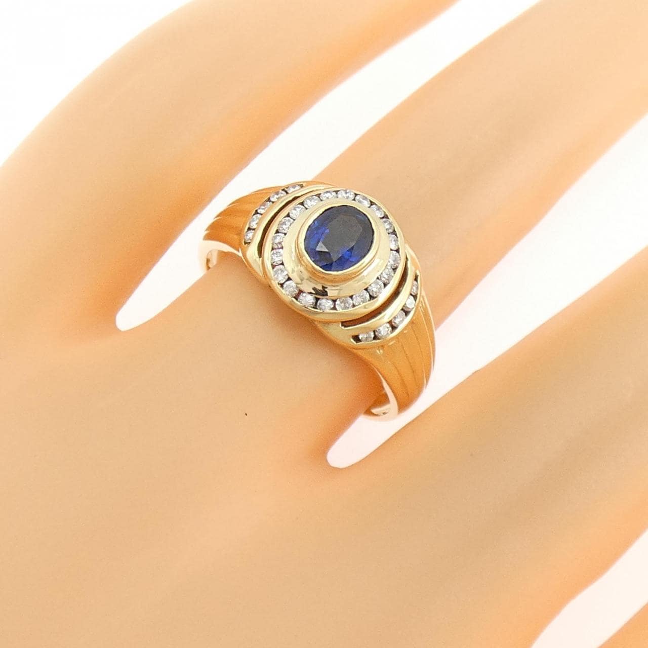 750YG サファイヤ リング