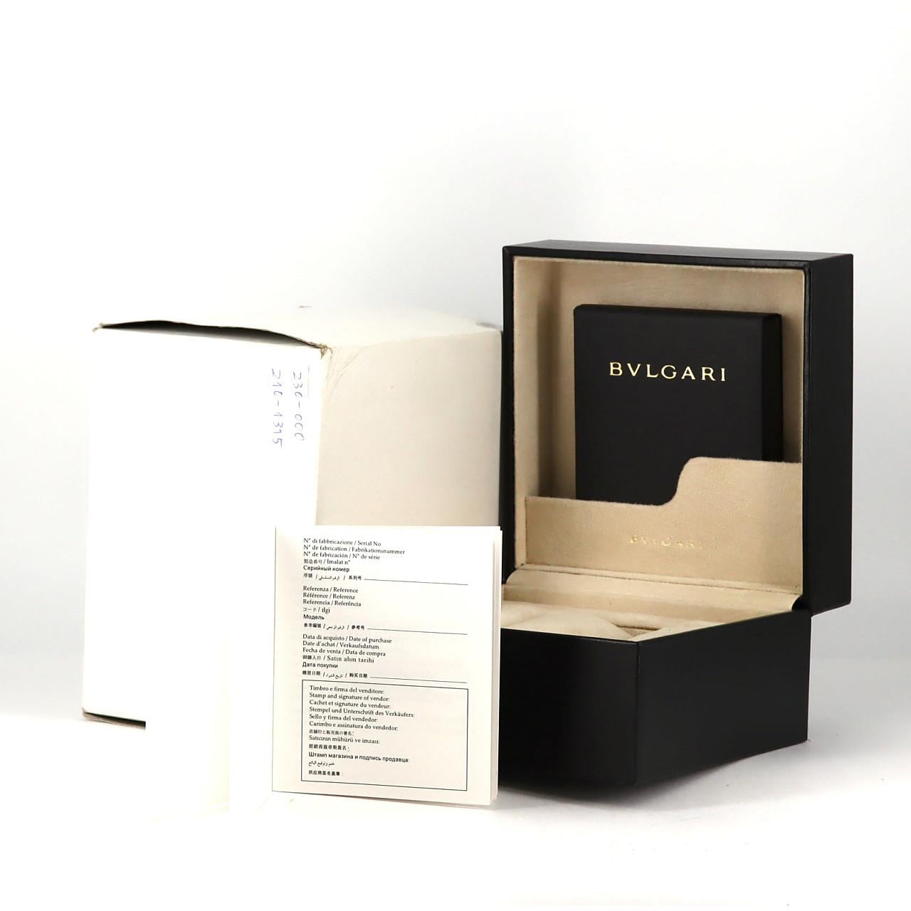 ブルガリ アショーマクロノ YG AA48GCH/AA48C13GLDCH YG 自動巻