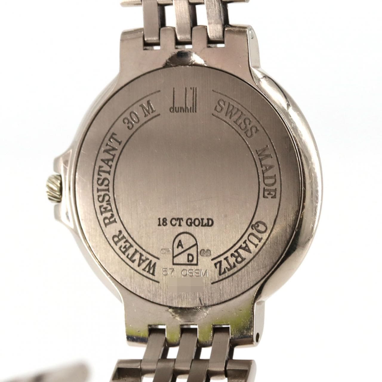 【ノーメンテナンス還元価格】ダンヒル エリートWG/D･12P 57QSSM WG クォーツ