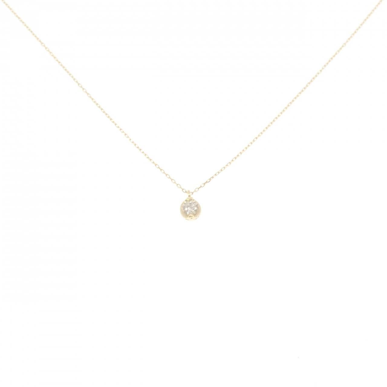 K18YG ダイヤモンド ネックレス 0.10CT
