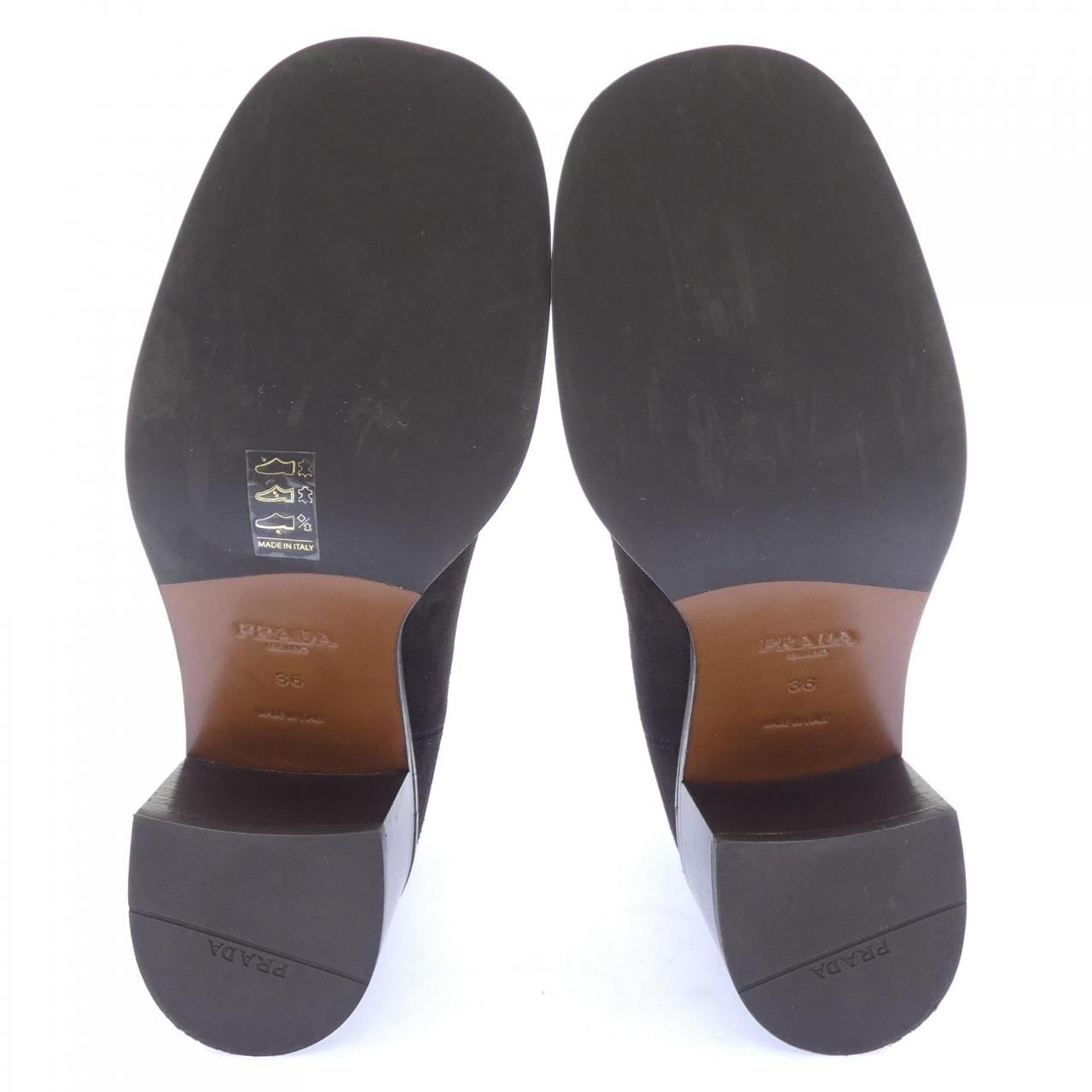 プラダ PRADA トライアングルロゴ アンクルブーツ 1T227N ブーツ