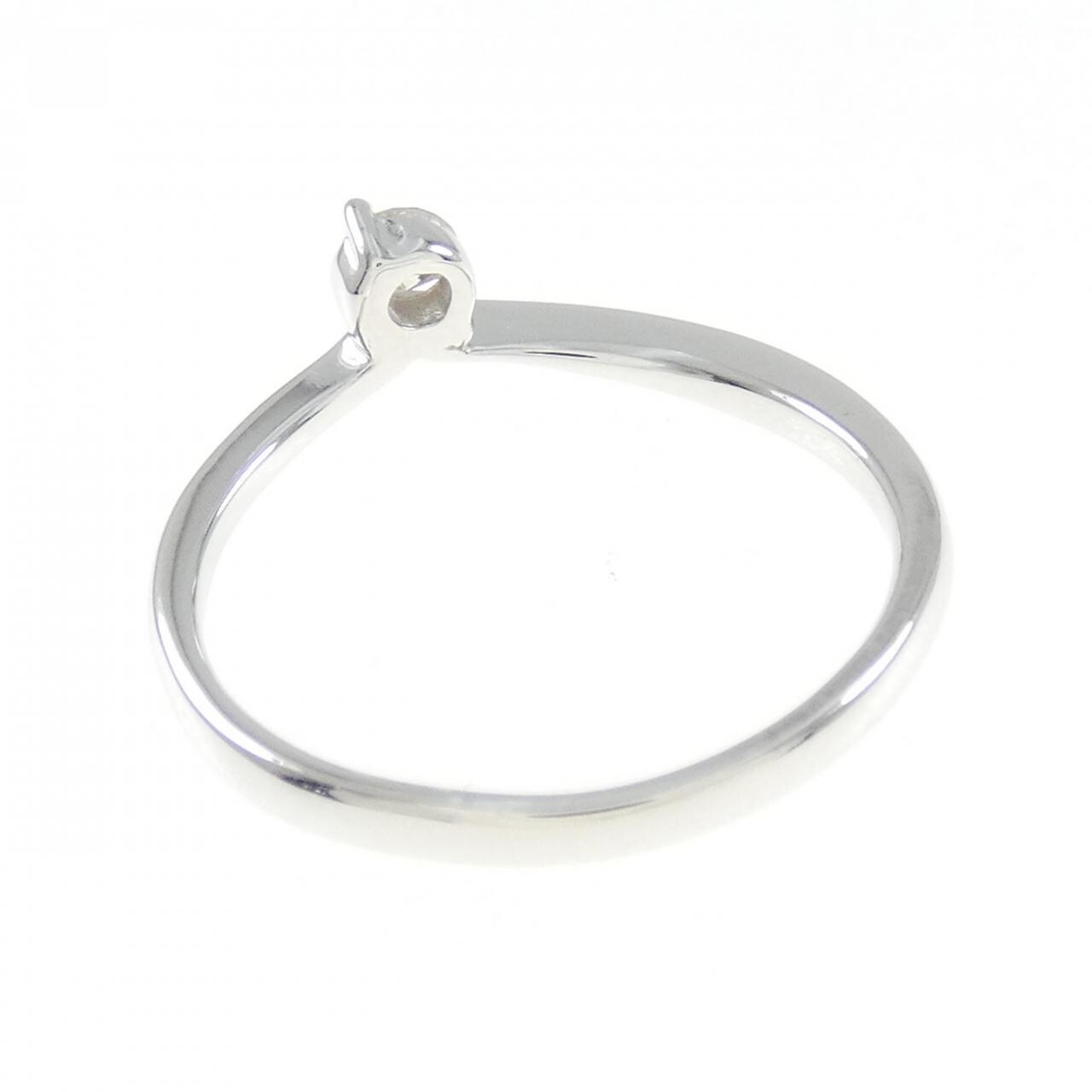 K18WG ダイヤモンド リング 0.10CT