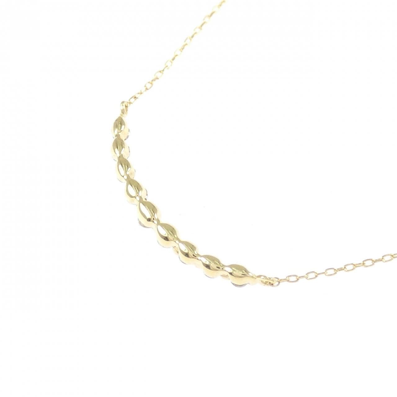K18YG ダイヤモンド ネックレス 0.20CT