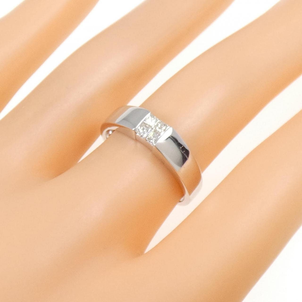 K18WG ダイヤモンド リング 0.20CT