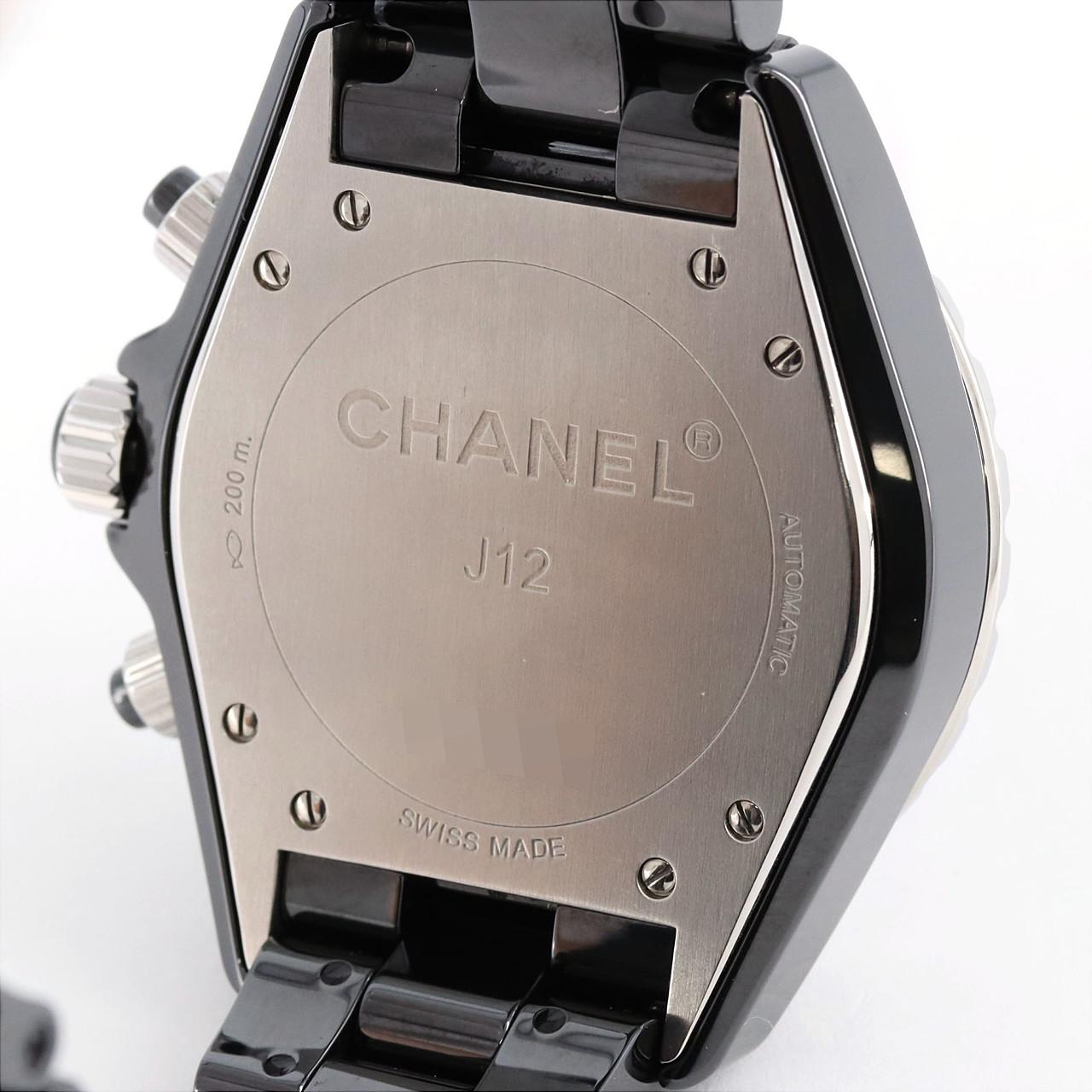 CHANEL J12 Chronograph Ceramic 9P H2419 Ceramic Automatic