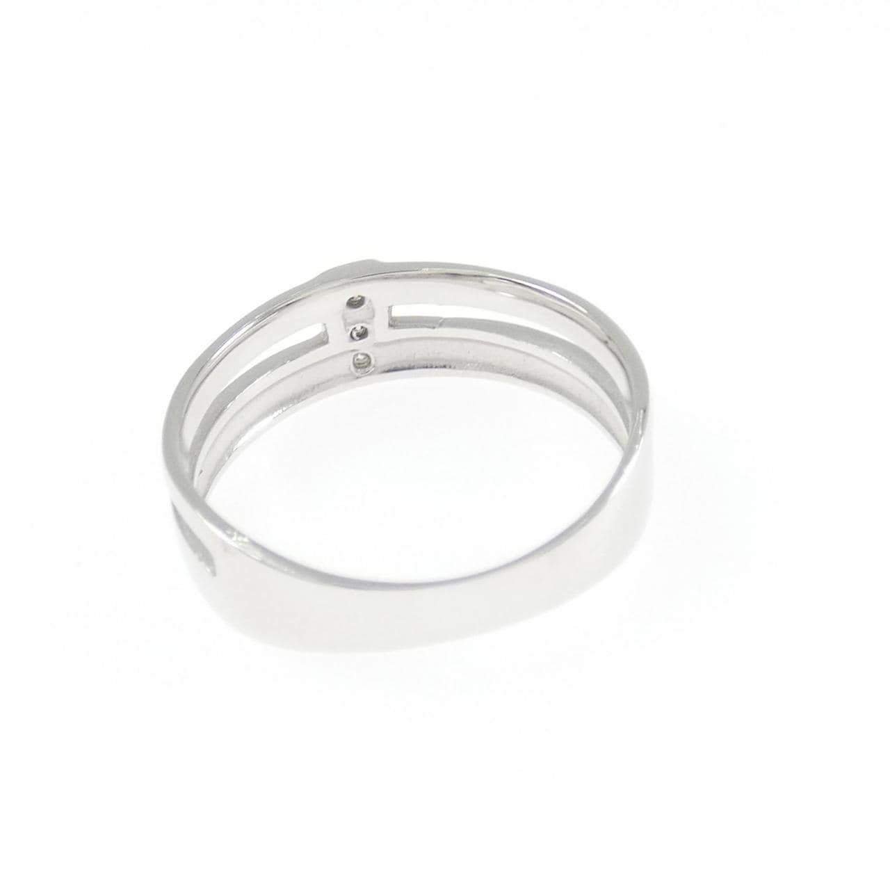 K10WG ダイヤモンド リング 0.01CT