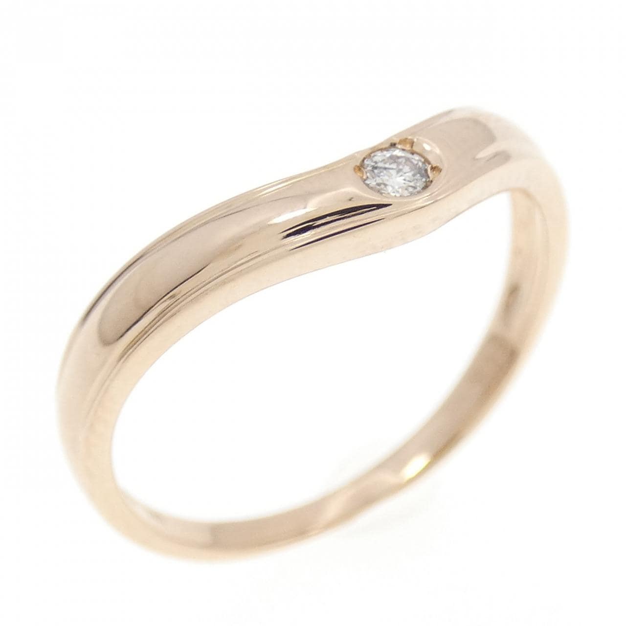K18PG ダイヤモンド リング 0.03CT
