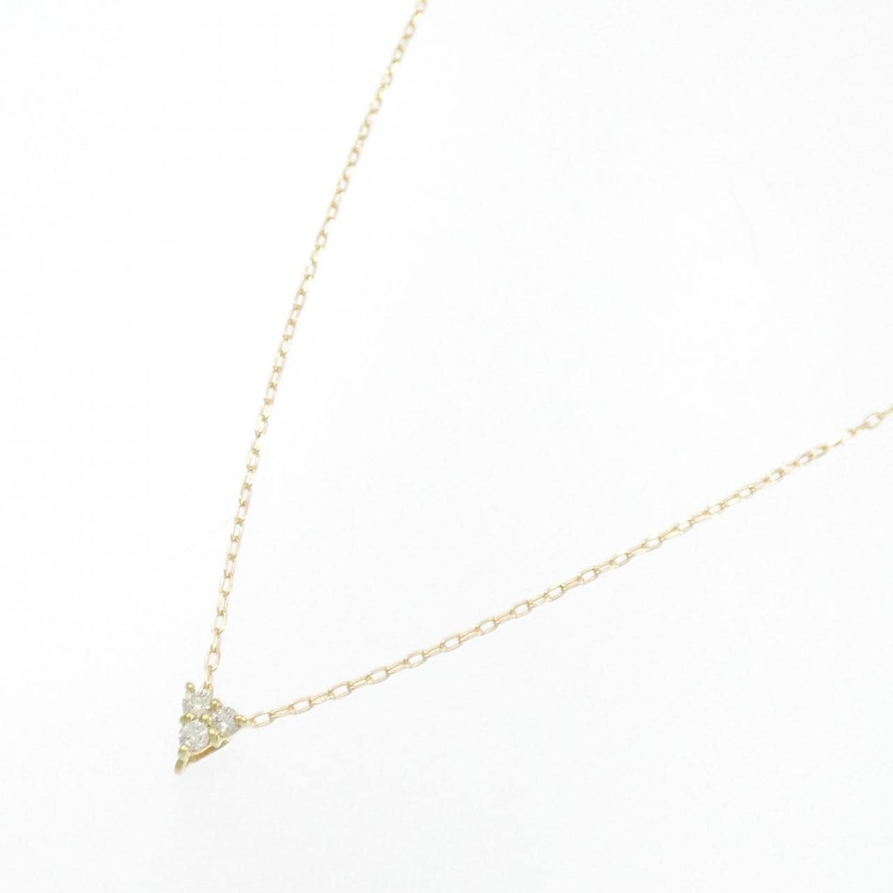 K18YG ダイヤモンド ネックレス 0.07CT