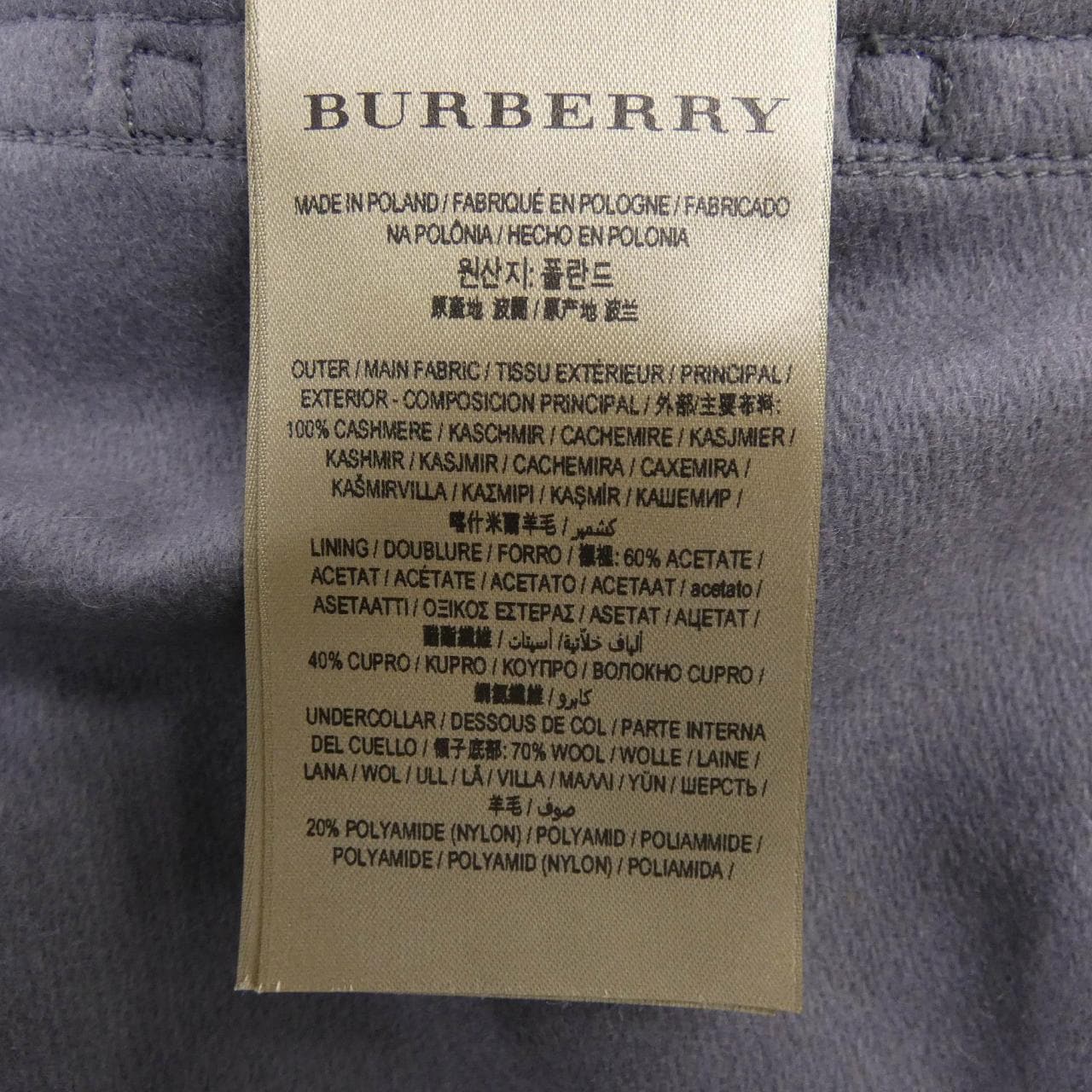 バーバリー BURBERRY 40191891 コート