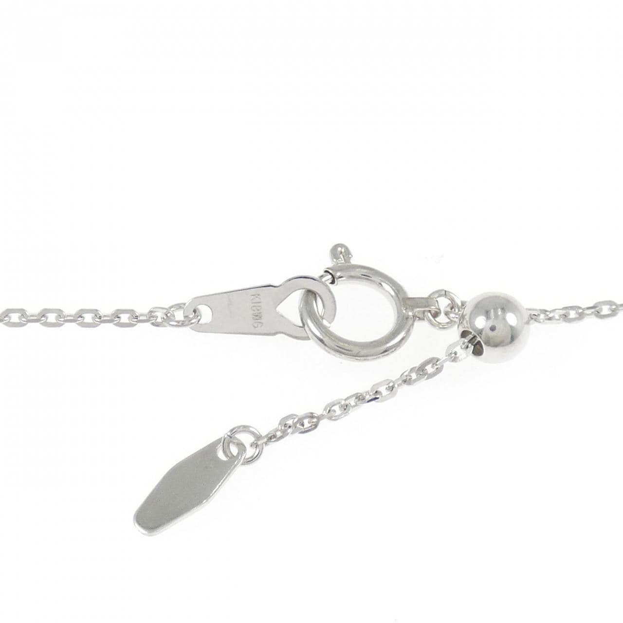 K18WG オパール ネックレス 0.91CT