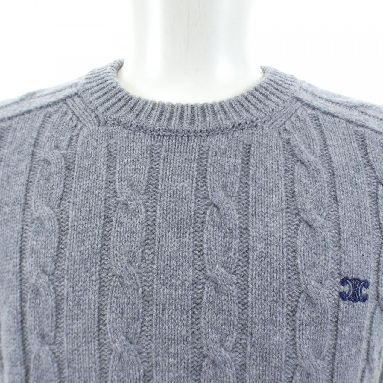 セリーヌ CELINE トリオンフセーター ケーブルニットカシミア 2AD4G362W ニット