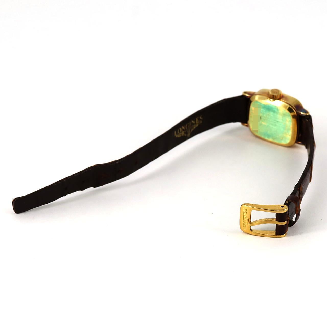 【ノーメンテナンス還元価格】ロンジン スクエアケース YG YG 手巻