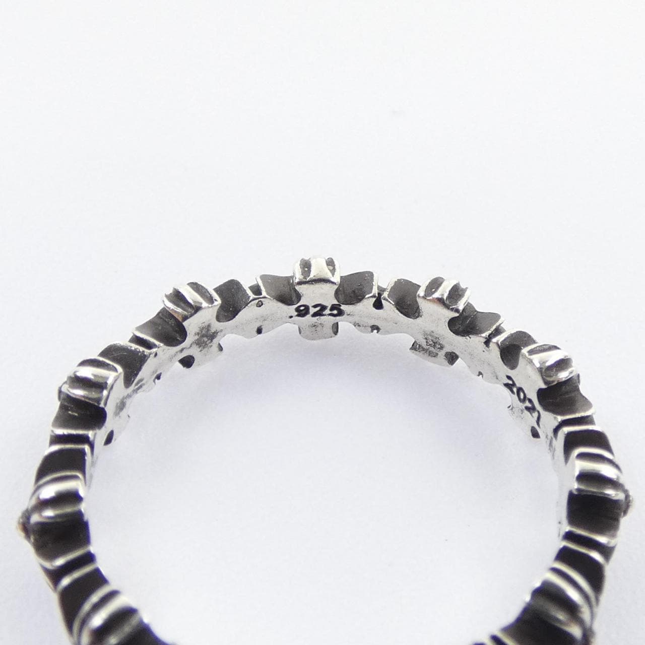 クロムハーツ CHROME HEARTS TINY E CH PLS BAND 207192003SLV RING