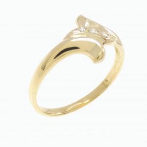 K18YG ダイヤモンド リング 0.03CT