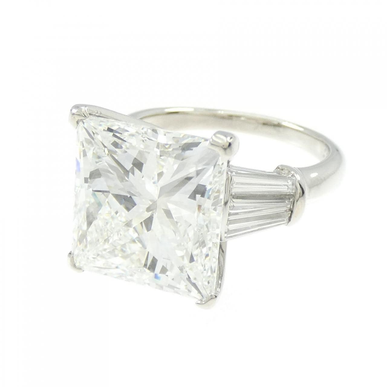 PT900 ダイヤモンド リング 9.031CT F VS2 ファンシーカット