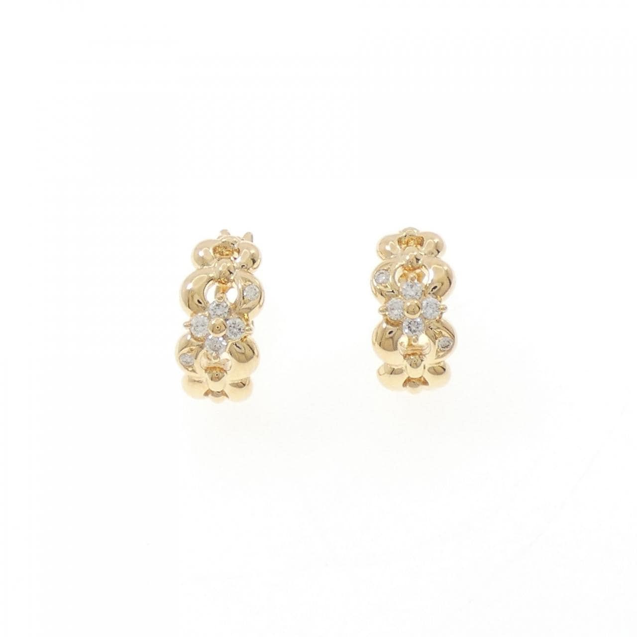 タサキ ダイヤモンド ピアス 0.12CT