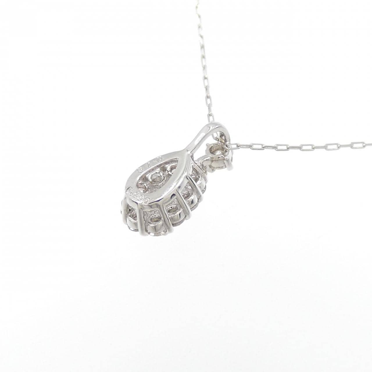 [BRAND NEW] PT900/PT850 Diamond Necklace 0.18CT